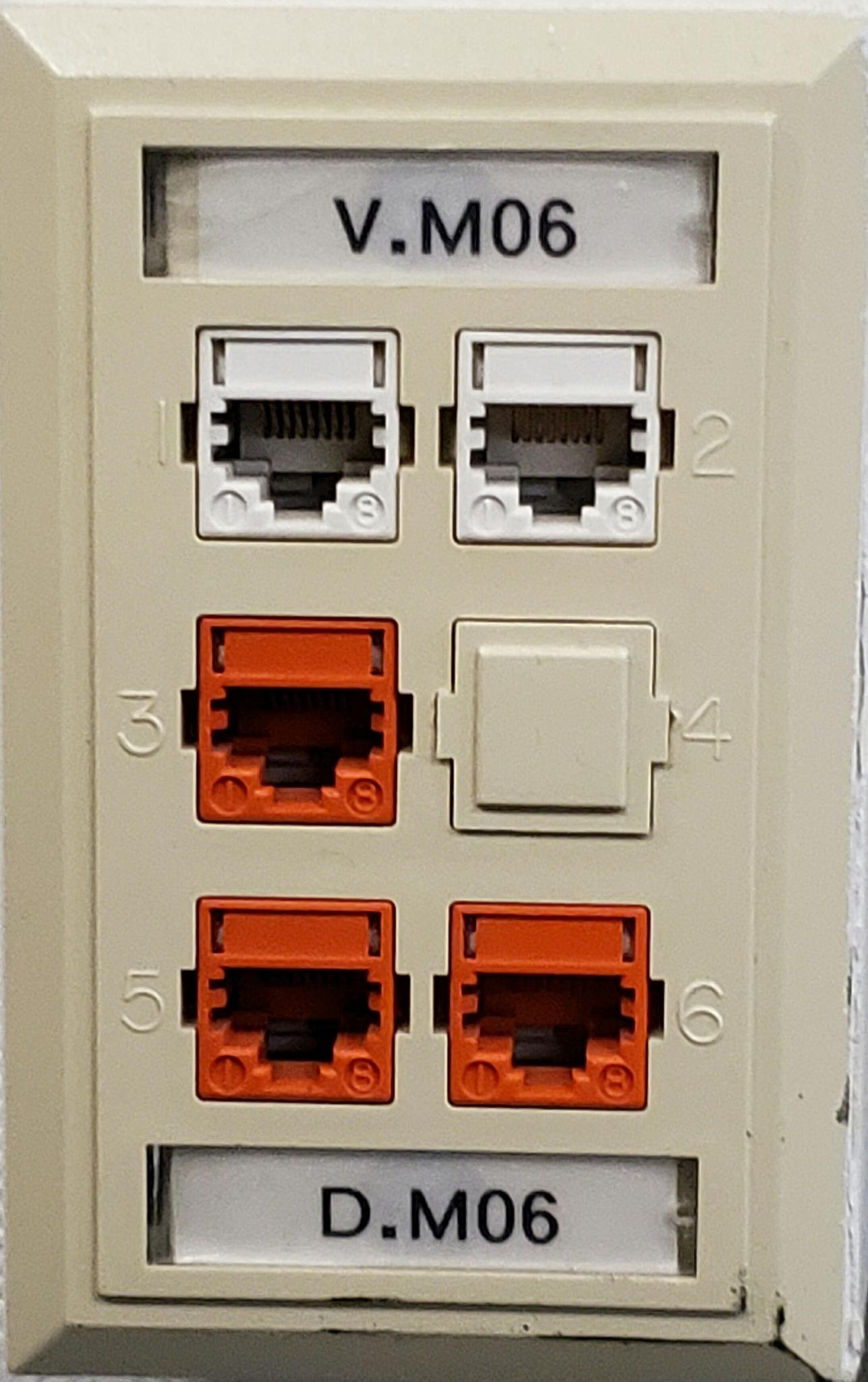Ethernet wall ports image